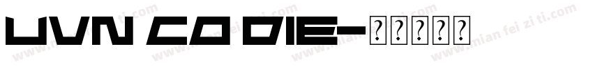 UVN Co Die字体转换